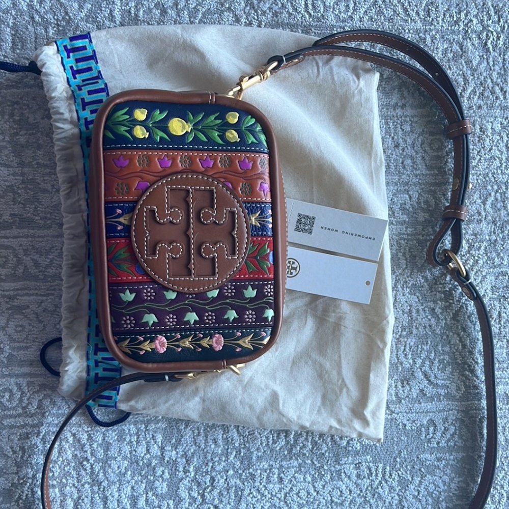 Tory Burch: Perry bombe patchwork crossbody bag (limited edition)